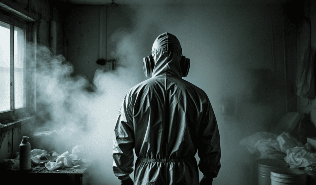 Уборка после смерти человека в Гомеле