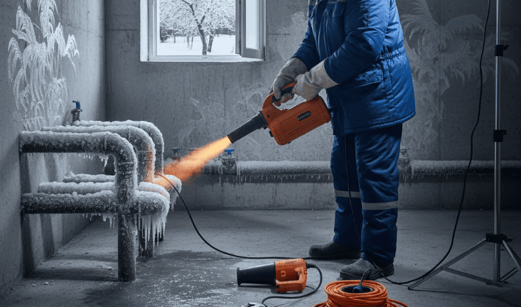 Разморозка труб водопровода водоснабжения в Минске и Минской области